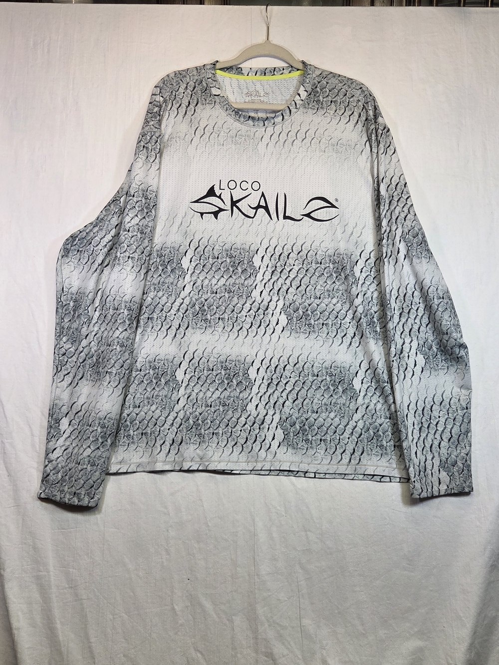 Loco Skailz XXL Long Sleeve UPF 50 Performance Fishing Shirt. #0356
